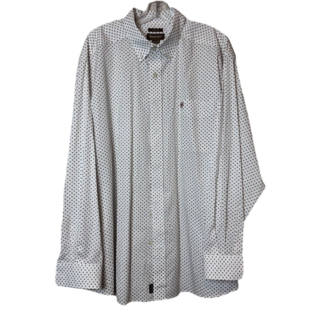 Ariat Men's Aticus Long Sleeve Shirt Stretch Classic Embroidered Size XXL